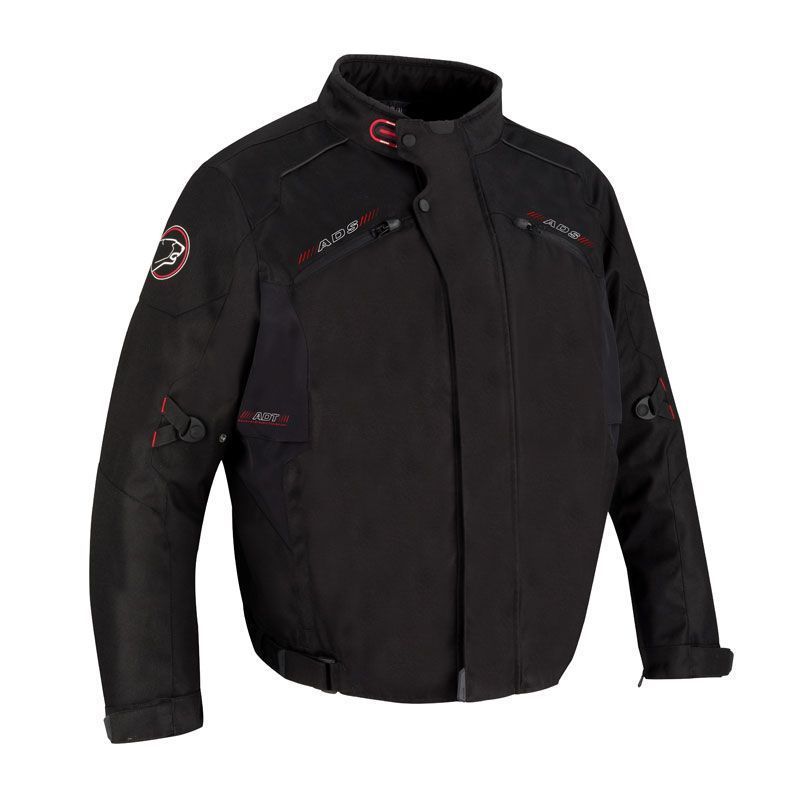 Bering Giacca Da Moto Start-R, Nera, In Fibra Tech 600D, Impermeabile, Termica, Con Protezioni CE OMEGA, Taglie S-4XL - 2