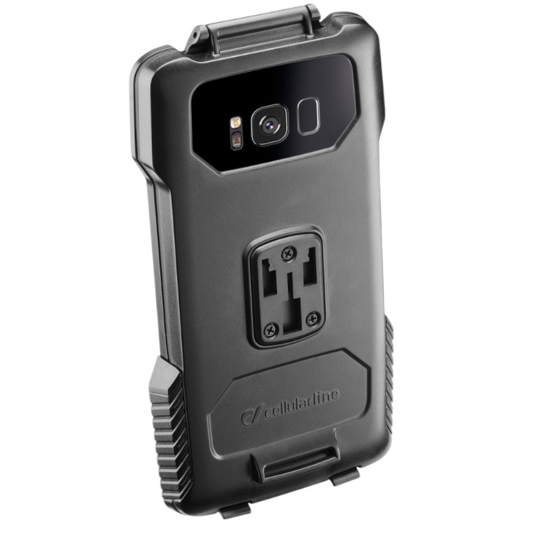 Supporto Moto Interphone Pro Case per Samsung Galaxy S8 Plus/S7 Edge – Custodia Impermeabile IPX4 con Attacco Manubrio