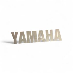 Adesivo Yamaha Logo Ufficiale Grigio Argento Universale