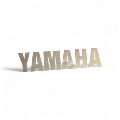 Adesivo Yamaha Logo Ufficiale Grigio Argento Universale