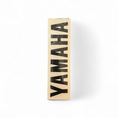 Adesivo Yamaha nero scritta media universale