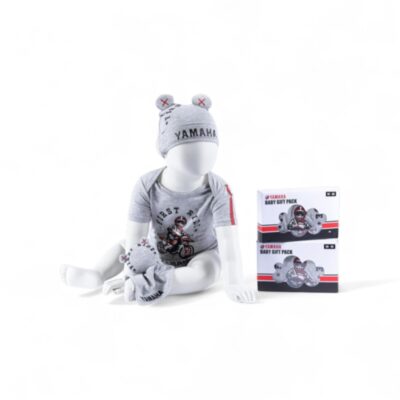 Set regalo neonato Yamaha Revs 62-68 cm B23RV705F403 include Body, cappellino e peluche