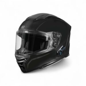 Casco Integrale Origine Pista BT Solid Nero Opaco con Interfono Bluetooth Integrato Omologato ECE 22.06